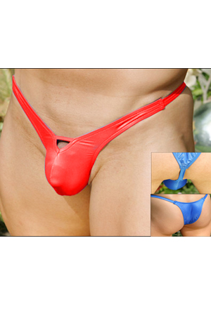 Sexy Mens Cut-Out Detail Pouch Thong Bikini Underwear #121