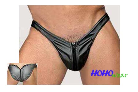 Hot Mens Stretchy w/Zipper Shiny Brief Underwear #202