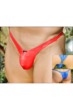 Sexy Mens Cut-Out Detail Pouch Thong Bikini Underwear #121