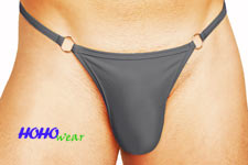 Sexy Men's Stretchy w/Rings G-String Underwear #177