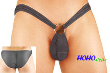 Sexy Men's See-Thru Ring Mesh Pouch Brief Underwear #211