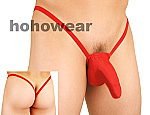 Sexy Hot Men's penis Glove V-Back String Underwear #166