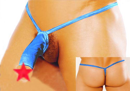 Sexy Men's Penis Glove G-String Underwear #130