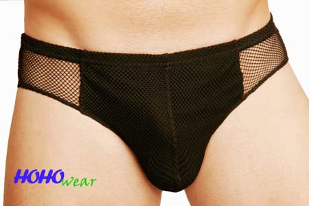 Sexy Mens Fish-net Back Brief Underwear #230