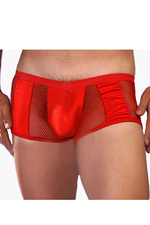 Sexy Men's Fish-Net Boxer Brief Shorts #232