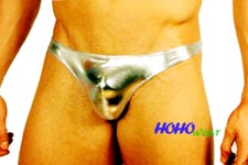 Sexy Mens Shiny Metallic Thong Underwear#128