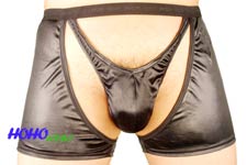 Sexy Mens Erotic Open cut front & back Boxer Underwear #307