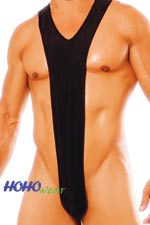 Hot Mens I-shape Stretchy Bodysuit Singlet #404