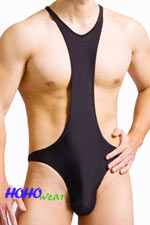 Sexy Mens Wrestling Singlet Thong Gear Bodysuit #420