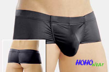 Sexy Mens Pleather Shiny Pouch Boxer Shorts Underwear #507