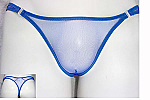 Sexy Mens w/clips See-Thru Thong Underwear $#157 