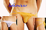 Sexy Men's Stretchy See-Thru Thong Underwear
